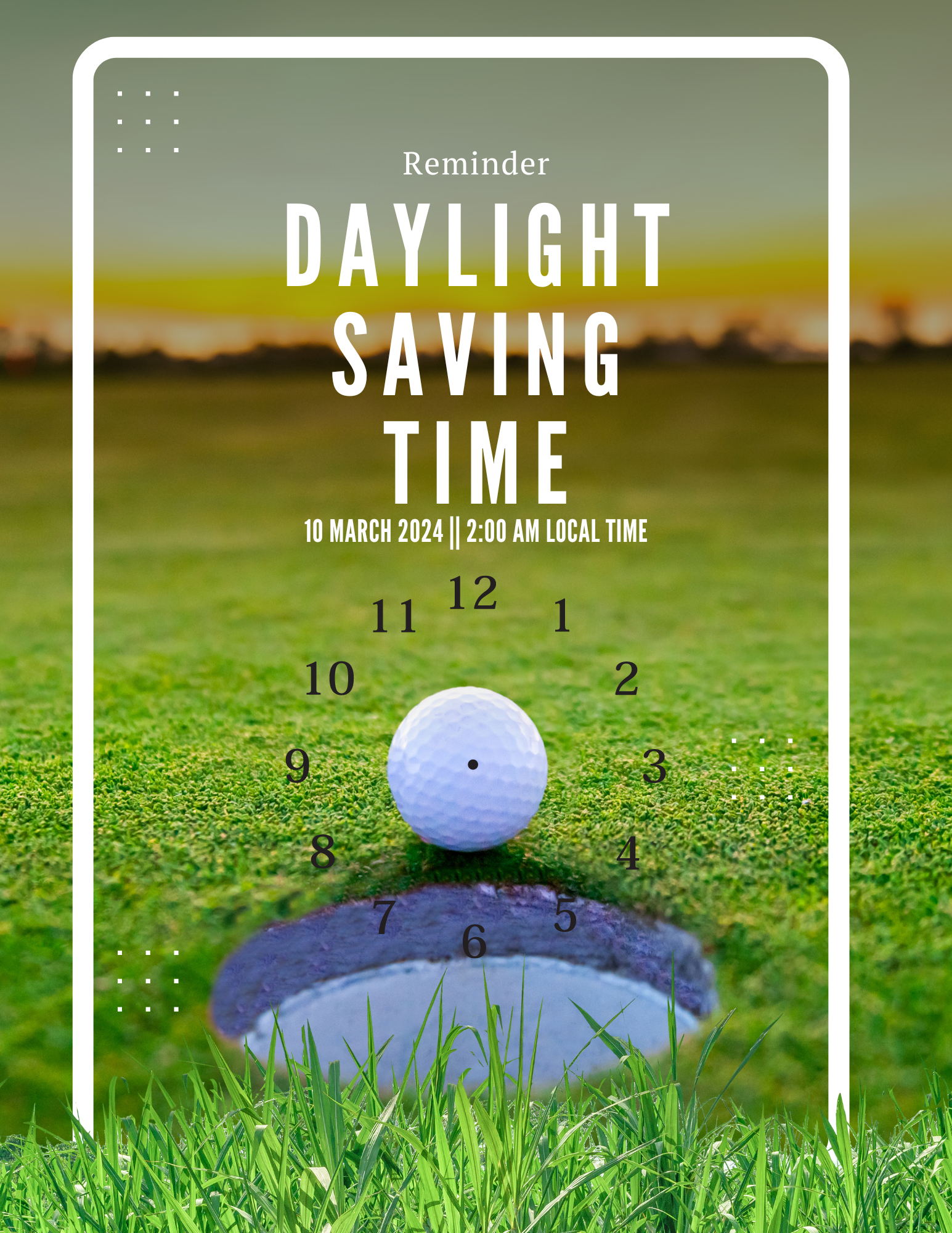 Daylight Saving Reminder